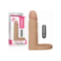 Zaga Oyun 15 Cm Geliştirilmiş Doku Penis Halkalı Titreşimli Anal Penetratör - The Ultra Soft Dude