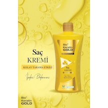 Bio Keratin Gold 700 Ml Tuzsuz Saç Kremi Kolay Tarama Etkili