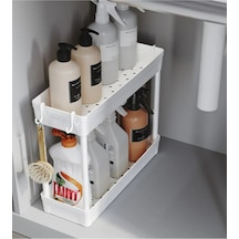 Çok Amaçlı Raf Organizer Beyaz