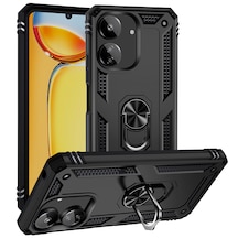 Xiaomi Poco C65 Kılıf Derbe Emici Zırhlı Mıknatıslı Standlı Tank