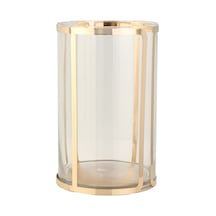 Vitale Kapsül Dekoratif Mumluk Gold 25x25x40 Cm Ak.jd0084