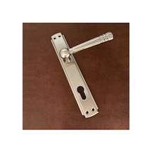 Osmanlı Topkapı Handles Saten Aynalı Yale Çelik Kapı Kolu 1 Takım