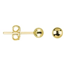Goldkupe 14 Ayar 4 Mm Altın Top Küpe 0,71 Gr-6534