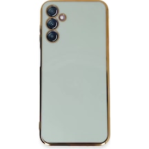 Samsung Uyumlu Galaxy M14 5g Kılıf Volet Silikon - Açık Yeşil -