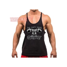 Tarzsokak Gym Tank Top Fitness Sporcu Atleti Gym85 Siyah
