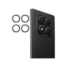 Redmi Note 14 Pro 4g Pvd Metal Kamera Lens - Gümüş Diğer