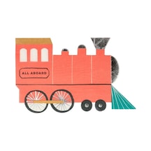 Meri Meri - Train Napkin - Tren Peçete - 16'lı