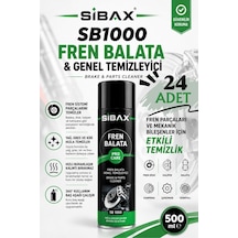 Sibax SB1000 Fren Balata ve Genel Temizleyici Sprey 500 ml (24 ADET)