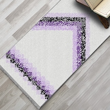 Evaşk Namazlık Dokuma Halı Kaymaz Muslumana Seccade 80 x 130 MOR EVAŞK401C80