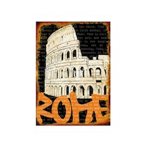 Bedeko Roma Temalı Tasarım Mdf Tablo 35 Cm X 50 Cm