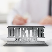 Kişiye Özel Mesleki Doktor Ahşap Masa İsimliği model A16