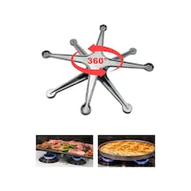 Ocak Üstü 360 Dönerli Börek Su Böreği Künefe Pişirme Aparatı - Döküm Isı Dağıtıcı Eşit Pişirme Standı