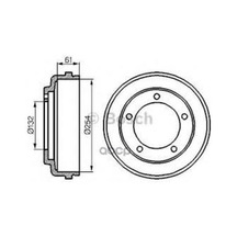 Bosch 0986477048 Arka Kampana Transit T12 93 00 92vb1126aa