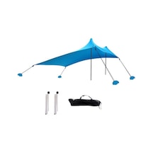 Sones Açık Plaj Likra Gölgelik Kamp Çadırı Güneşlik Balıkçı Çadırı Mavi 300x300x200cm
