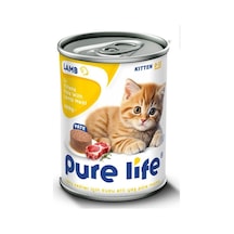 Pure Life Kuzu Etli Pate Yavru Kedi Maması 400 G