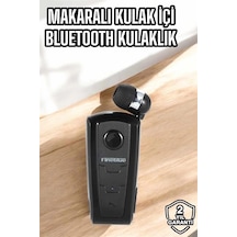 Tüm Telefonlara Uyumlu Mikrofonlu Titreşimli Makaralı Bluetooth Kulakiçi Kulaklık Belirtilmemiş