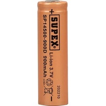 Sh Supex 14500-900d Lityum Ion 3.7volt 900mah Şarj Edilebilir Başlıksız Pil Najmaddin