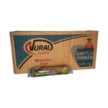 Vural & Polmix Büyük B70 Çöp Torbası 65X80 Cm Kolı 50X10'Lu