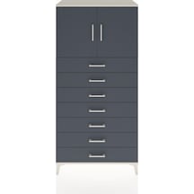 Hyperion Dolap Tek Raflı 7 Çekmeceli 2 Kapaklı 88x44x182 Ayta... Aytaşı