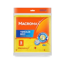 Macromax Temizlik Bezi 5'li 4 Adet Çok Renkli