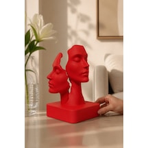 İkiliğin Yüzleri Figürlü Minimalist Dekoratif Biblo 17561997