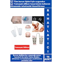 Özel Üretim Horlama Azaltıcı Rahat Nefes Alıp Verme Uyku Horlama Önleyici Burun Delik Aparatı 16 'lı