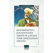 Muhakemetü'l-lugateyn'den Tarihî Ve Çağdaş Türk Lehçelerine 1...