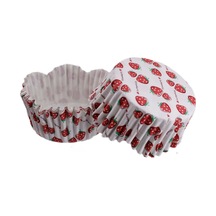 Cupcake Kalıbı Pet Kapsül Dalgalı Kek Kalıbı 65X38 Mm 100 Adet N11.1119