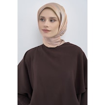 Armine Saf İpek Sura Eşarp-2026 İlkbahar-yaz- 95130d-81 Pudra