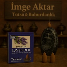Darshan İncense Lavanta Geri Akış Tütsü 10 Adet Çok Renkli