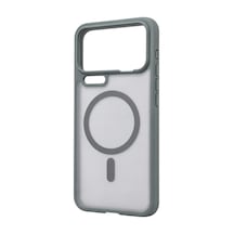 Xiaomi Mi 17 Pro Max Loji Magsafe Kapak - Gri Çok Renkli