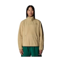 The North Face W Cragmont Fleece 1/4 Snap Kadın Günlük Polar Sweatshirts NF0A84IBLK51 Krem