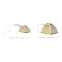 Naturehike Ango Es60 Gölgelikli Otomatik Kurulum Kamp Çadırı Sarı