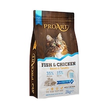 Proart Balıklı ve Tavuklu Yetişkin Kedi Maması 2 KG