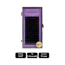 Ocean 0.07d Dramatik Kıvrım 13 Mm Soft Eyelash Doğal İpek Kirpik 16'lı