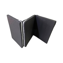 Viphomeconcept Katlanır Yer Yatağı Sünger Yatak Siyah Kırçıllı 80X180 Cm-7 Cm