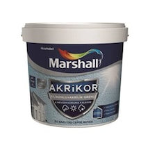 Marshall Akrikor Silikonlu Akrilik Beyaz Dış Cephe Boyası 15 Lt 0.15 L