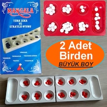 Mangala Türk Zeka ve Strateji Oyunu Büyük Boy 2 Adet Birden Fiya