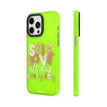 İphone 15 Pro Max Uyumlu Kılıf Bethany Green Tasarımlı Youngkit Sweet Language Kapak Gri