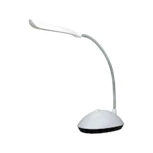 Masa Lambası Spiral Led Kitap Okuma Işığı Pilli Model Led Lamba Açık Mavi