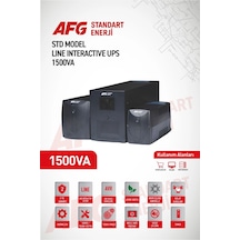 1500 Va Line Interactive Ups Std Model Kesintisiz Güç Kaynağı