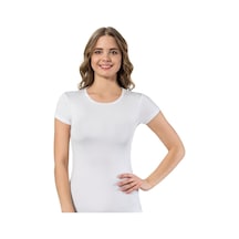 Lüx Drm Bayan Bambu Likralı Kısa Kollu Fanila Atlet 3750 001