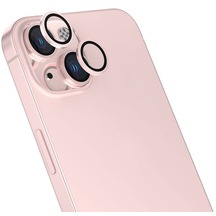 Coolacs iPhone 15 Plus Uyumlu Ultra İnce Damla Kamera Lens Koruyucu Pembe