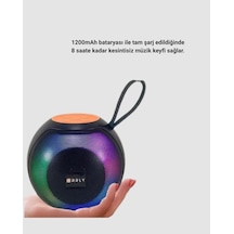 Tnabilir - 906 - Bluetooth Hoparlör Rgb Işıklı, Güçlü Bas Ve 8 Saat - Flzdgnkr - Pil Ömrü