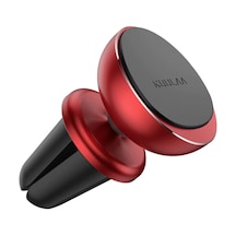 Kuulaa 360 Dönebilen Mıknatıslı Araç Havalandırma Telefon Tutucu Kırmızı