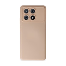 Poco X6 Pro Kılıf Nano İçi Kadife Silikon - Pudra Bzsxx00 1