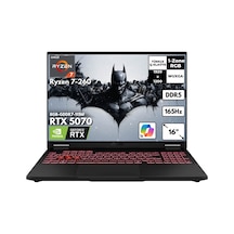 Asus TUF A16 FA608UP-RV199HMF1 Ryzen 7 260 16 GB 1 TB SSD RTX5070 16" Free Dos Dizüstü Bilgisayar