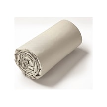 Maki Home Pamuklu Bej 120x200 Tek Kişilik Lastikli Çarşaf Set