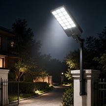 Panther Pt-l258 200w Solar Enerjili Hareket Sensörlü Profesyonel Dış Mekan Aydınlatma