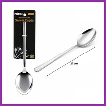 Bezos Krom Metal Servis Kaşığı 27 Cm Bty